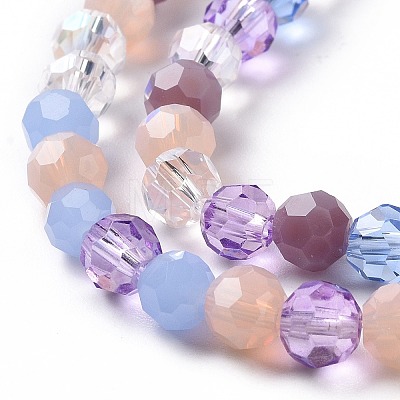 Glass Beads Strands GLAA-E036-09B-1