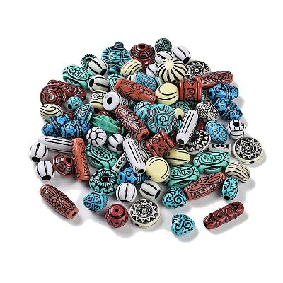 Opaque Acrylic Beads MACR-L005-03B-1