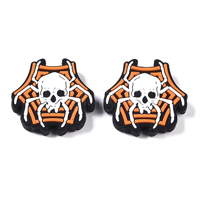Halloween Food Grade Silicone Focal Beads SIL-Z022-01C-1