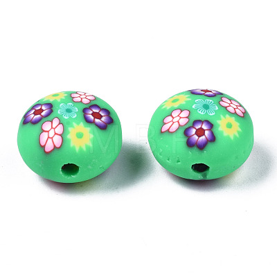 Handmade Polymer Clay Beads CLAY-N008-026D-1