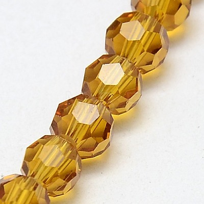 Glass Beads Strands EGLA-J042-8mm-04-1