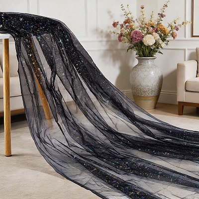 Star Pattern Nylon Fabric DIY-PH0038-37B-1