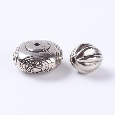 Antiqued Acrylic Beads OACR-R139-1