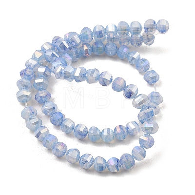 Imitation Jade Glass Beads Strands GLAA-P058-03A-08-1