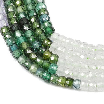 Cubic Zirconia Beads Strands ZIRC-P125-2x3mm-04-1
