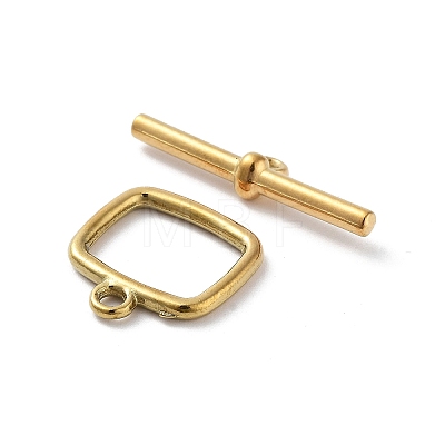 Ion Plating(IP) 304 Stainless Steel Toggle Clasps STAS-A092-07G-1