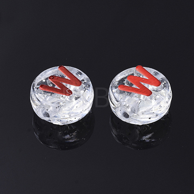 Plating Transparent Acrylic Beads MACR-T032-03D-1