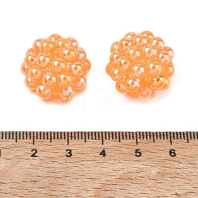 Opaque Acrylic Beads AC-CBA4D01-04-1