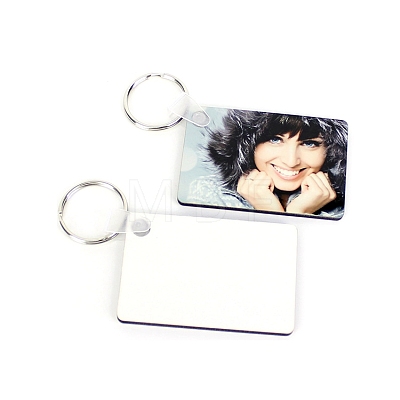 Sublimation Double-Sided Blank MDF Keychains ZXFQ-PW0001-050-1
