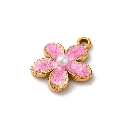 304 Stainless Steel Enamel Charms LS-STAS-D361-01G-02-1