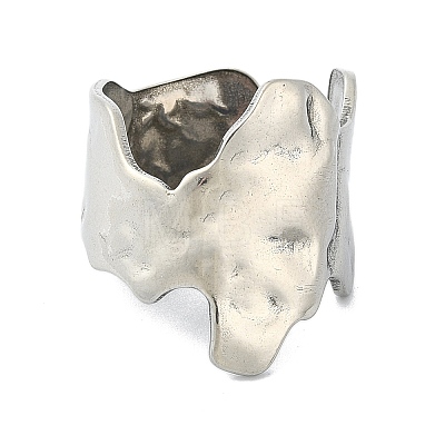 304 Stainless Steel Open Cuff Rings RJEW-M019-60P-1