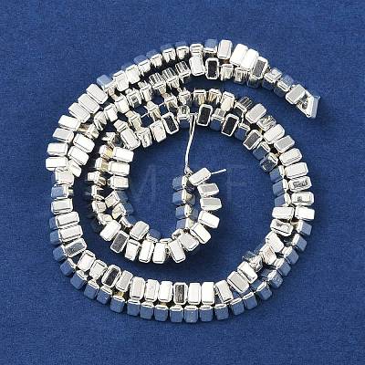 Electroplated Synthetic Non-Magnetic Hematite Beads Strands G-U003-03-1