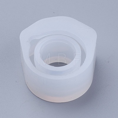 Transparent DIY Ring Silicone Molds X-DIY-WH0020-05E-1