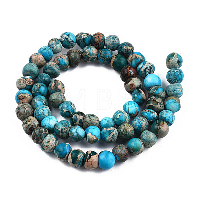 Natural Imperial Jasper Beads Strands G-S355-11A-1