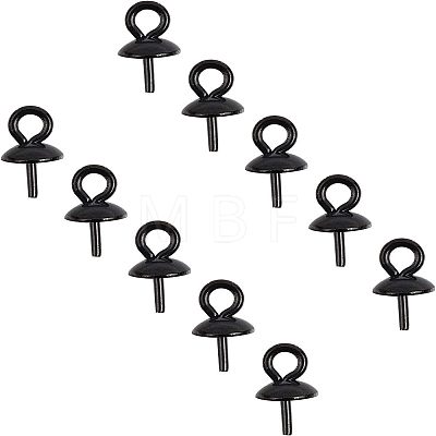 Unicraftale 304 Stainless Steel Cup Pearl Peg Bails Pin Pendants STAS-UN0003-95B-1