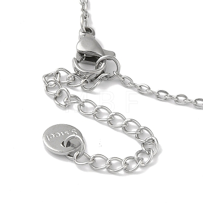 304 Stainless Steel Cable Chain Necklaces NJEW-I126-03P-1