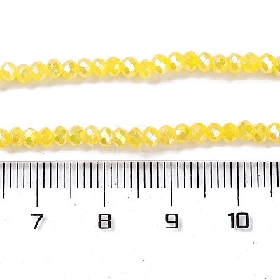 Baking Electroplate Glass Beads Strands DGLA-A039-J2MM-B23-1