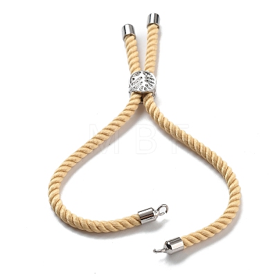 Twisted Nylon Cord Silder Bracelets LS-DIY-B066-03P-20-1