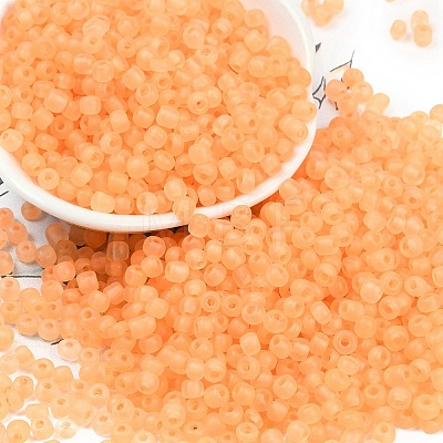 6/0 Luminous Glass Seed Beads SEED-NH0001-01E-1