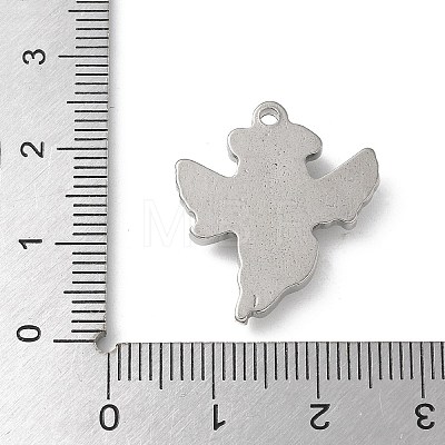 304 Stainless Steel Pendants STAS-I330-033P-1