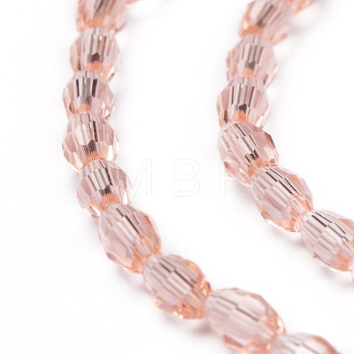 Glass Beads Strands GC891Y-9-1