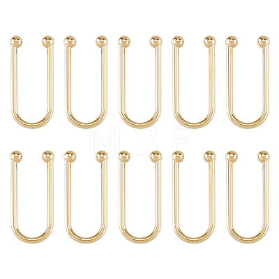 SUPERFINDINGS 10Pcs Alloy Bikini Clips FIND-FH0009-23LG-1