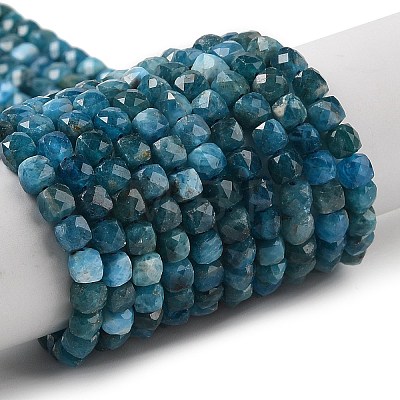 Natural Apatite Beads Strands G-E560-A07-4mm-A-1
