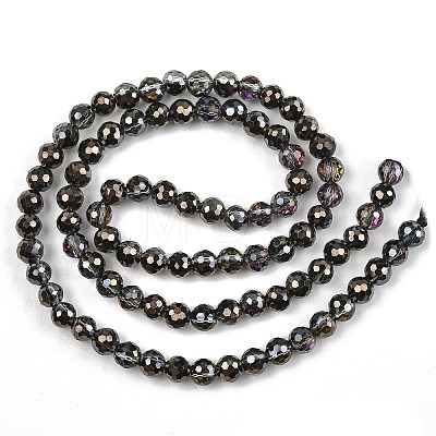 Electroplate Transparent Glass Beads EGLA-B013-02A-HP01-1