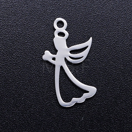 Tarnish Resistant 201 Stainless Steel Hollow Pendants STAS-Q201-JN312-1-1