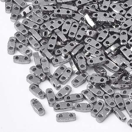 Electroplate Opaque Glass Seed Beads SEED-S023-20A-01-1