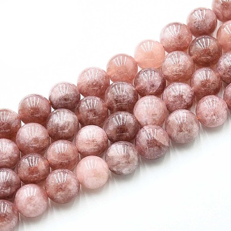 Natural Quartz Beads Strands G-N355-10mm-42-1