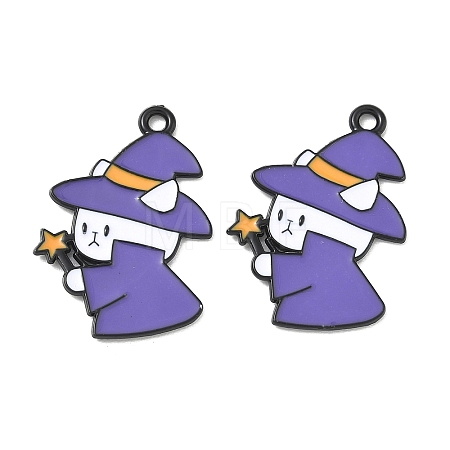 Halloween Alloy Enamel Pendants AL-CBA8744-01EB-04-1