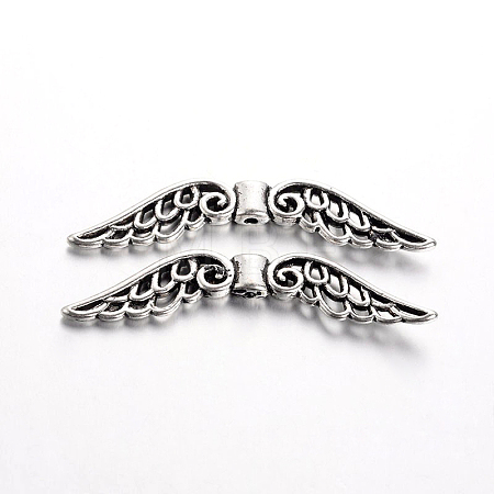 Tibetan Style Alloy Beads TIBEB-LF10808YKG-AS-FF-1