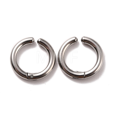Non-Tarnish 316 Surgical Stainless Steel Clip-on Earrings X-EJEW-Z014-01D-P-1