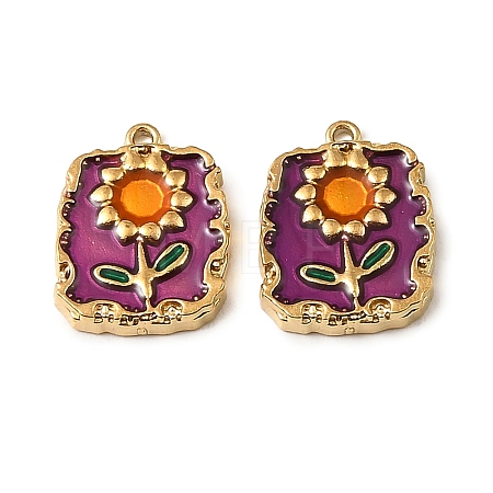 304 Stainless Steel Enamel Pendants STAS-I371-09G-01-1