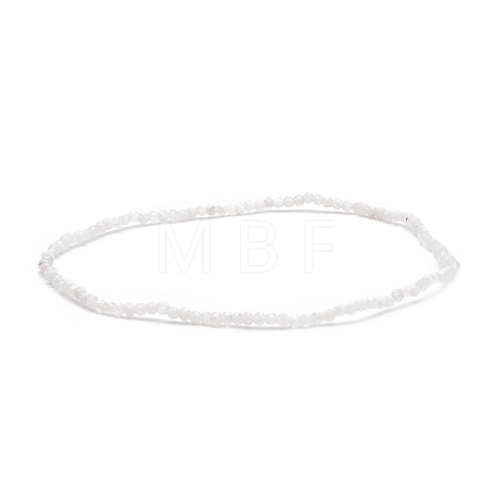 Natural Rainbow Moonstone Beaded Stretch Bracelet BJEW-JB08484-07-1