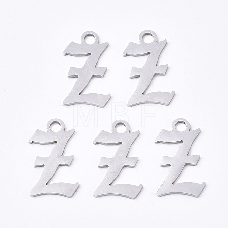 Tarnish Resistant 201 Stainless Steel Pendants STAS-N091-40Z-1