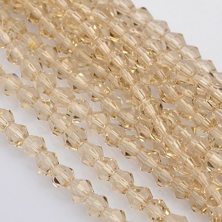 Bicone Glass Beads Strands EGLA-P016-4mm-12-1