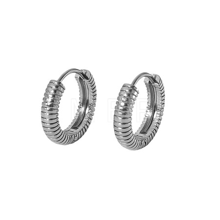 304 Stainless Steel Hoop Earrings FS-WG4BF8F-02-1