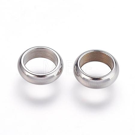 Tarnish Resistant 201 Stainless Steel Beads STAS-P162-09P-1