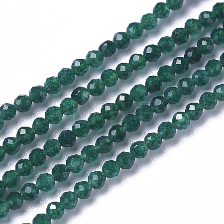 Natural White Jade Beads Strands G-F596-46D-2mm-1