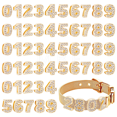 60Pcs Alloy Rhinestone Charms Sets FIND-UN0010-37KCG-1