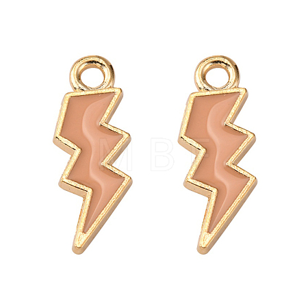 Alloy Enamel Pendants ENAM-N054-025O-1