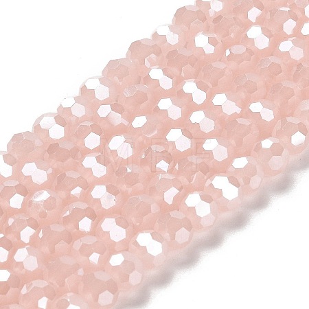 Electroplate Glass Beads Strands EGLA-A035-J6mm-A08-1