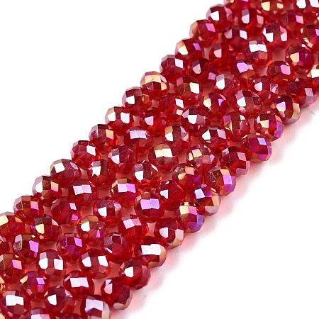 Electroplate Glass Beads Strands LS-EGLA-A044-T3mm-B01-1