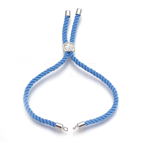 Cotton Cord Bracelet Making KK-F758-03E-P-1
