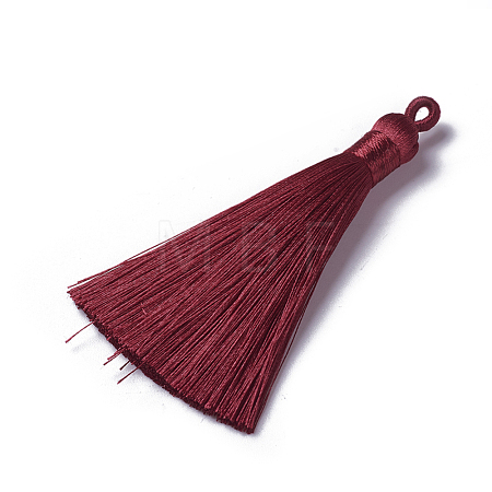 Polyester Tassel Pendants FIND-I009-B19-1