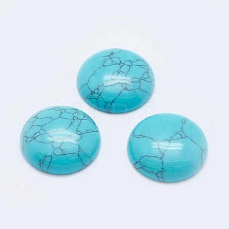Synthetic Green Turquoise Cabochons G-G760-B01-04-1