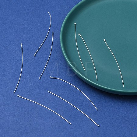 100Pcs Brass Ball Head Pins KK-YW0002-42S-1