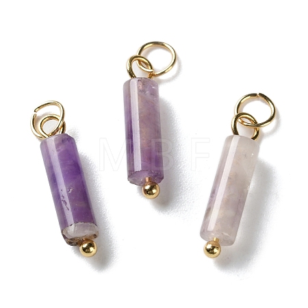 Natural Amethyst Pendants STAS-C120-01G-01-1
